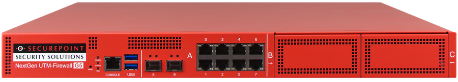 Securepoint RC350R / RC1000R G5 UTM-Firewall