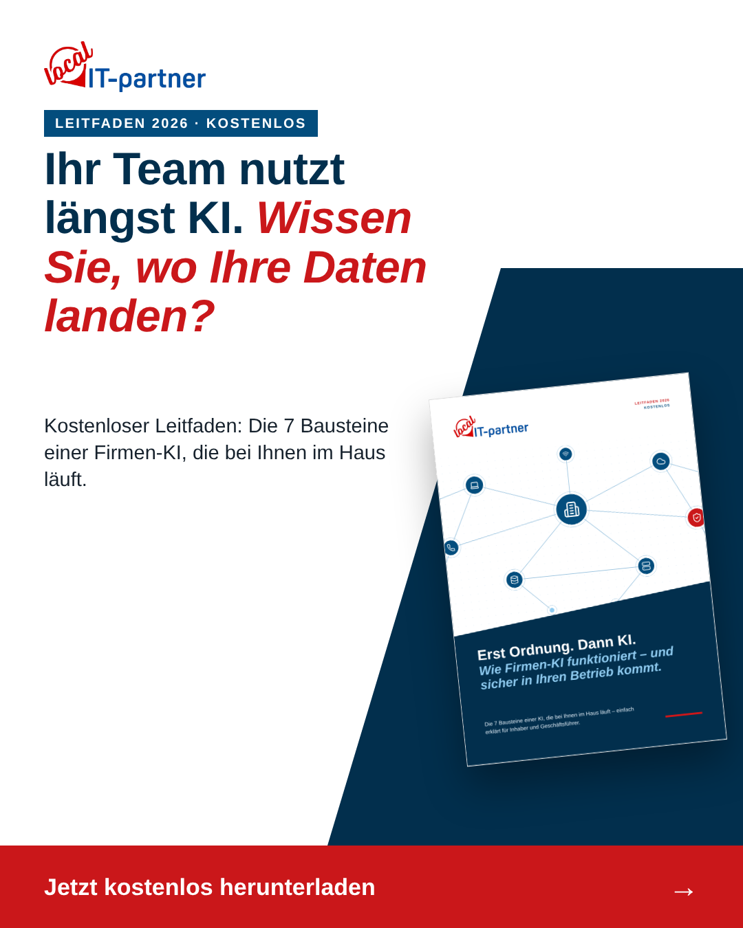 Kostenloser Leitfaden 2026: Erst Ordnung. Dann KI.